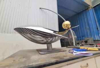 中式頂球雕塑廠家 現代創意小品 游樂場不銹鋼頂球雕塑廠