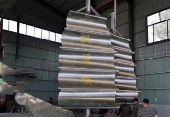 房地產船帆雕塑廠家 創意擺件 鍛造不銹鋼船帆雕塑廠