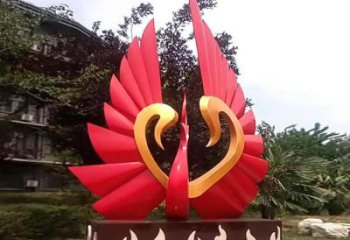 創意風箏雕塑廠家 歐式抽象小品 公園不銹鋼風箏雕塑加工廠