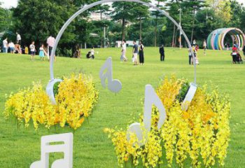 抽象耳麥雕塑廠家 廣場小品 戶外不銹鋼耳麥雕塑加工