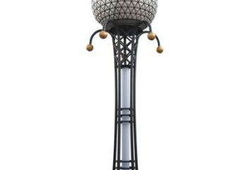 中式話筒雕塑廠家 創(chuàng)意現(xiàn)代小品 鏡面不銹鋼話筒雕塑廠