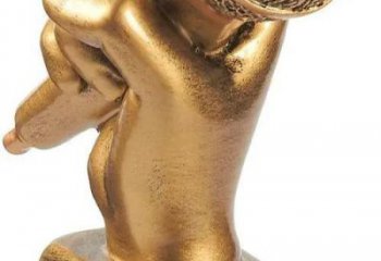 鍍金麥克風雕塑廠家 鑄造音樂擺件 大型不銹鋼麥克風雕塑廠