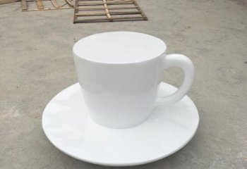 抽象咖啡杯雕塑廠家 現代廣場小品 戶外咖啡杯雕塑定做