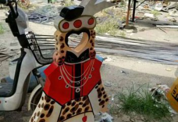 鍛造皮影雕塑廠家 彩繪抽象小品 戶外皮影雕塑制作