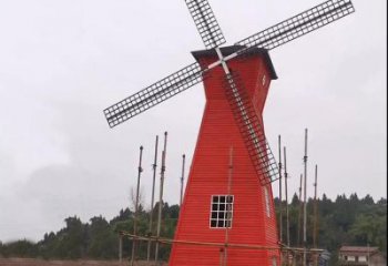 現(xiàn)代大風(fēng)車雕塑廠家 大型別墅區(qū)擺件 抽象大風(fēng)車雕塑廠