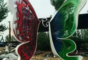 公園蝴蝶結雕塑廠家 戶外創意現代擺件