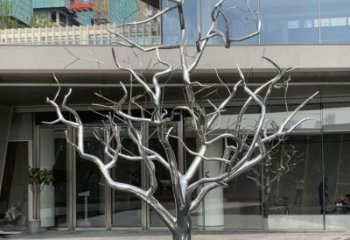大型枯樹枝雕塑廠家 鍛造小品 醫戶外不銹鋼枯樹枝雕塑廠