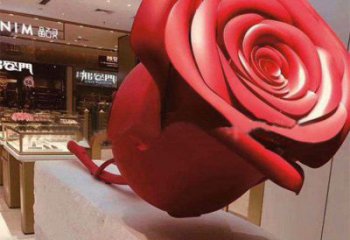 烤漆花瓣雕塑廠家 創(chuàng)意小品 戶(hù)外不銹鋼花瓣雕塑廠