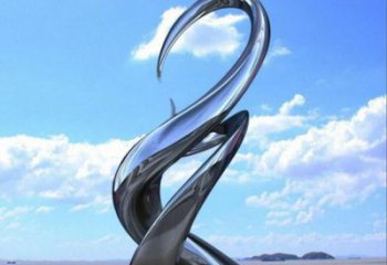 幾何豆芽雕塑廠家 創意小品 現代不銹鋼豆芽雕塑廠