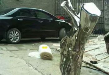 異形樹墩雕塑廠家 現(xiàn)代小品 公園不銹鋼樹墩雕塑加工