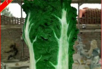 街頭大白菜雕塑廠家 大型別墅區(qū)擺件 仿真不銹鋼大白菜雕塑廠