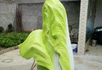 大型商場(chǎng)大白菜雕塑廠家 仿真擺件 彩繪不銹鋼大白菜雕塑價(jià)格