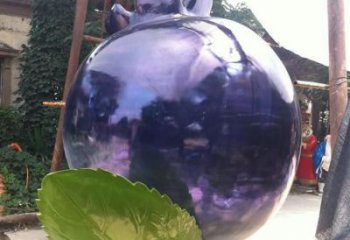 現代藍莓雕塑廠家 大型別墅區擺件 創意藍莓雕塑價格