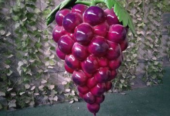 公園葡萄雕塑廠家 戶外擺件 大型葡萄雕塑報價