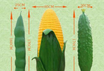 抽象玉米雕塑廠家 廣場小品 戶外玉米雕塑報價