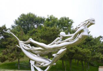 大型美女雕塑廠家 鍛造小品 創(chuàng)意不銹鋼美女雕塑廠