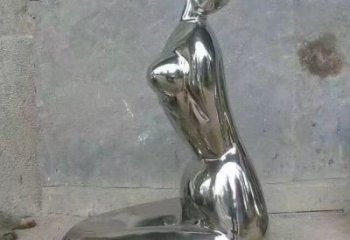 抽象女人體雕塑廠家 公園小品 創意不銹鋼女人體雕塑廠