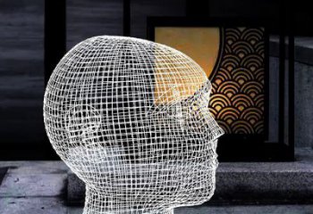 鏤空頭像雕塑廠家 園林小品 廣場不銹鋼頭像雕塑廠