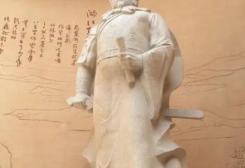 公園岳飛雕塑廠家 戶外擺件 現代岳飛雕塑加工廠
