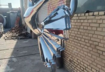 鏡面舞女雕塑廠家 大型擺件  現(xiàn)代不銹鋼舞女雕塑廠