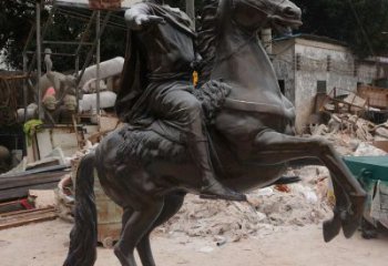 烤漆騎士雕塑廠家 公園小品  戶外騎士雕塑價(jià)格