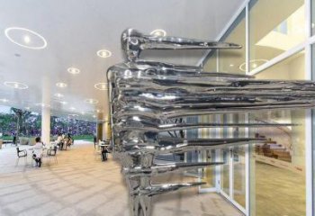 創意男人雕塑廠家  現代小品 公園不銹鋼男人雕塑擺件