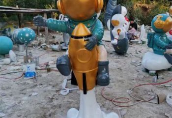 街頭外星人雕塑廠家 大型廣場擺件 戶外外星人雕塑報價