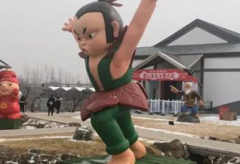 仿古葫蘆娃雕塑廠家 草地小品 房地產(chǎn)葫蘆娃雕塑廠