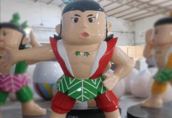 抽象葫蘆娃雕塑廠家  戶外公園小品  現(xiàn)代葫蘆娃雕塑生產(chǎn)