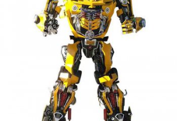 街頭變形金剛雕塑廠家 大型擺件  創意變形金剛雕塑價格