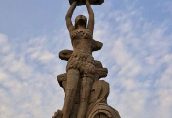 公園女媧補天雕塑廠家 戶外擺件 大型女媧補天雕塑廠