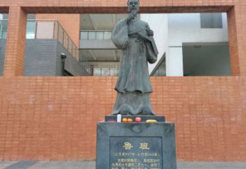 街頭魯班雕塑廠家 大型別墅區(qū)擺件  戶外魯班雕塑加工廠