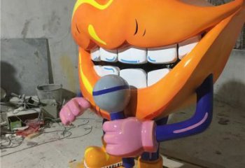 彩繪嘴唇雕塑廠家 現(xiàn)代擺件 街頭不銹鋼嘴唇雕塑廠