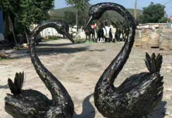 仿古家禽雕塑廠家 草地小品 房地產(chǎn)不銹鋼家禽雕塑擺件