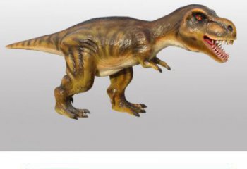 現代古銅色恐龍雕塑 大型城市雕塑 商業街主題擺件