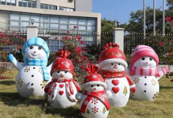 卡通圣誕老人雕塑 酒店公園不銹鋼雕塑 風(fēng)景區(qū)擺件