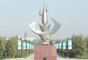 不銹鋼仿真牛頭雕塑 酒店公園雕塑 風(fēng)景區(qū)擺件