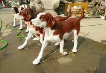 廣場狗雕塑 公園仿真雕塑 抽象擺件