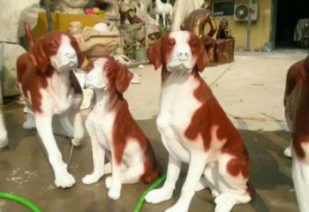 園林狗雕塑 城市廣場雕塑 步行街?jǐn)[件