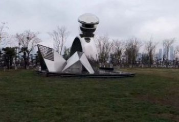 預用仿古指環雕塑 騰飛標識雕塑 房地產戒指環雕塑廠家