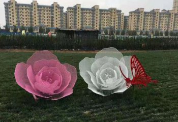 鏤空玫瑰花雕塑精選,廣場系列,鏤空玫瑰花雕塑承接