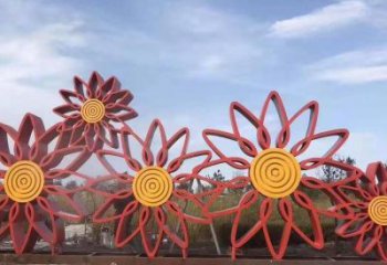 商業街向日葵雕塑