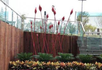 花朵雕塑制作通用,廣場雕塑,郁金香花朵雕塑廠家