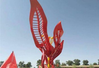 石榴花雕塑選定，景觀雕塑，不銹鋼石榴花雕塑生產商