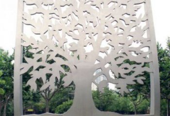 櫻花雕塑廠家，剪紙雕塑，不銹鋼櫻花雕塑供應