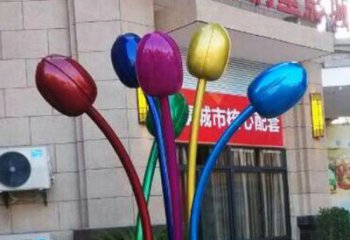 郁金香雕塑提供,多彩藝術(shù),中式郁金香雕塑通用