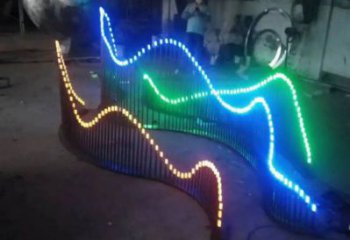 農(nóng)村假山雕塑,鏤空景觀雕塑,抽象效果