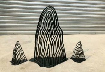 街道假山雕塑,鍛造景觀雕塑,古銅效果