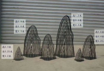 售樓部假山雕塑,鏤空發(fā)光雕塑,烤漆題材