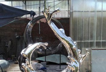 波浪雕塑生產,透雕系列,不銹鋼波浪雕塑生產商